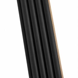 Panele MDF – Soft Touch Black 12×280 Cm
