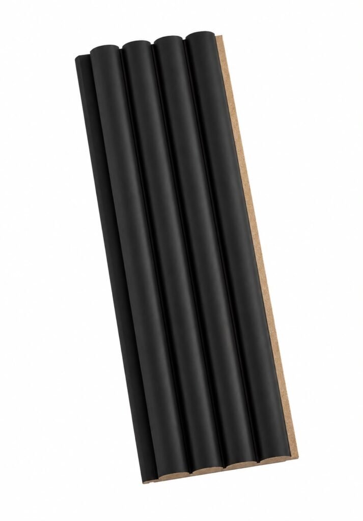 Panele MDF – Soft Touch Black 12×280 Cm